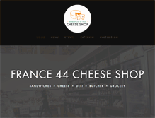 Tablet Screenshot of france44cheeseshop.com